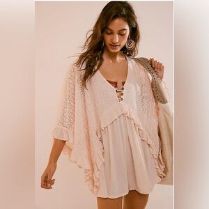 FREE PEOPLE As You Are Romper In Natural!!